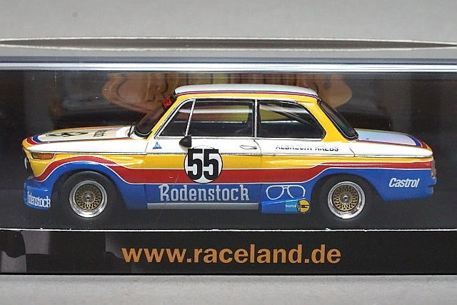 1:43 SPARK RS1410 Raceland Special Order BMW Schnitzer Rodenstock DRM Hockenheimring 1976 #55