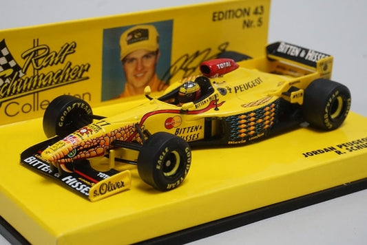 1:43 MINICHAMPS 514974311 Jordan 197 Peugeot 1997 R.Schumacher #11 model car