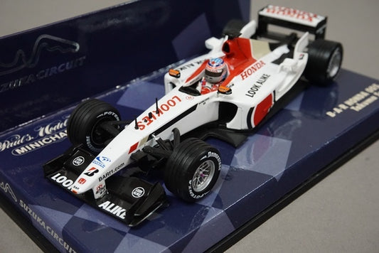 1:43 MINICHAMPS 403030099 BAR Honda 005 Test Car 2003 Takuma Sato