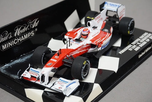 1:43 MINICHAMPS 400090110 Panasonic Toyota TF109 Abu Dhabi GP 2009 K.Kobayashi #10