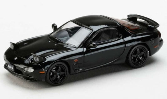 HJ644007BBK Hobby JAPAN 1:64 Mazda RX-7 (FD3S) TYPE RS-R / Rotary Engine 30th Anniversary Limited Edition Brilliant Black