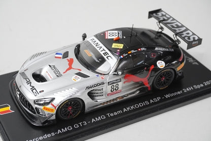 1:43 Spark SB500 Mercedes-AMG GT3 AKKODIS ASP Spa 24H 2022 #88 model car