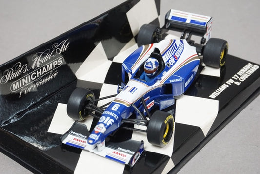 1:43 MINICHAMPS 430950006 Williams Renault FW17 D.Coulthard #6 model car