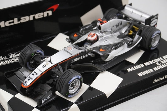 1:43 MINICHAMPS 530054319 McLaren Mercedes MP4/20 Monaco GP 2005 #9 K.Raikkonen model car