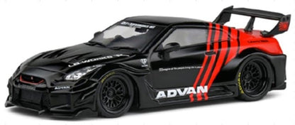 S4311204 SOLIDO 1:43 Nissan GT-R (R35) LBWK 2020 Black/Red