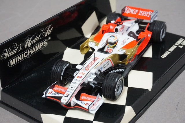 1:43 MINICHAMPS 400080020 Force India F1 Team VJM01 2008 #20 A.Sutil