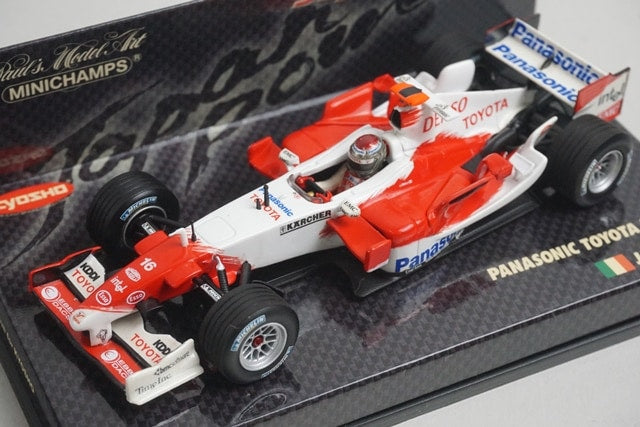 1:43 MINICHAMPS 403050116 KYOSHO Panasonic Toyota Racing TF105 J. Trulli #16 model car