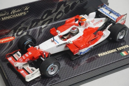 1:43 MINICHAMPS 403050116 KYOSHO Panasonic Toyota Racing TF105 J. Trulli #16 model car