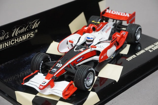 1:43 MINICHAMPS 400080019 Super Aguri Honda SA08 2008 A.Davidson #19