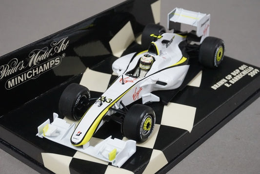 1:43 MINICHAMPS 400090023 Brown GP BGP 001 2009 R. Barrichello #23