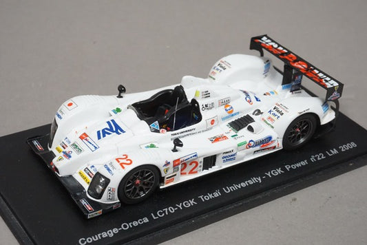 1:43 SPARK S1478 Courage Oreca LC70 YGK Tokai University YGK Power LM 2008 #22