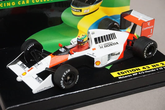 1:43 MINICHAMPS McLaren MP4/5 Honda V10 1989 A. Senna #1 ASC No.2 10012