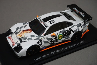 1:43 SPARK S0638 Lister Storm Mil Milhas Brasil 2002 #20