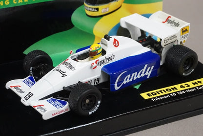 1:43 MINICHAMPS Tallman TG 184 Heart Turbo 1984 A. Senna #19 ASC No.13 10050