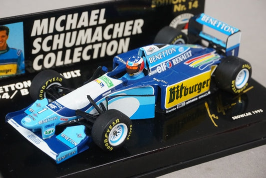 1:43 MINICHAMPS 510954391 Benetton Renault B194/B195 Show Car 1995 M. Schumacher #1 MSC No.14