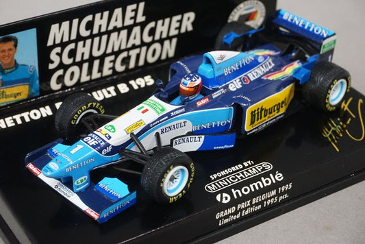 1:43 MINICHAMPS 510954314 Benetton Renault B195 Belgian GP 1995 M. Schumacher #1 MSC No.20