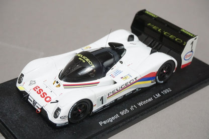 1:43 SPARK 43LM92 Peugeot 905 LM 1992 Winner #1