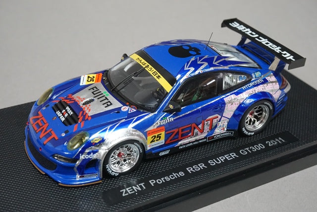 1:43 EBBRO 44581 Zent Porsche RSR Super GT300 2011 #25