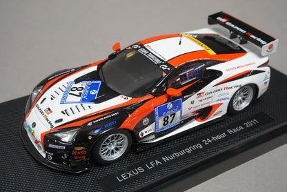 1:43 EBBRO 44634 Lexus LFA Nurburgring 24H Race 2011 #87