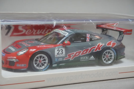 1:43 SPARK SJ2017SP6 911 GT3 Cup Win Porsche Carrera Cup Japan Suzuka 2017 #23