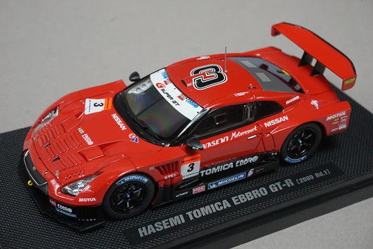 1:43 EBBRO 22314 Nissan Hasemi Tomica Ebro GT-R Rd.1 2009 #3