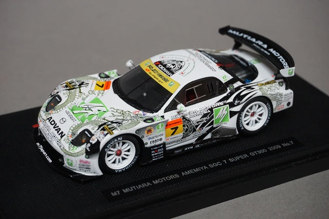 1:43 EBBRO 44222 Mazda M7 Mutiara Motors Amemiya SGC7 Super GT300 2009 #7