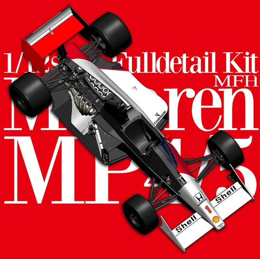 K832 Model Factory Hiro 1:12 McLaren MP4/5 Ver.C 1989 Spain GP #1 A.Senna/#2 A.Prost Fulldetail Kit