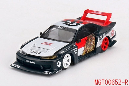 MGT00652-R TSM MINI-GT x Mizu Diecast 1:64 Nissan Silvia S15 LB-Super Silhouette "GARUDA" Right-hand drive *Blister pack