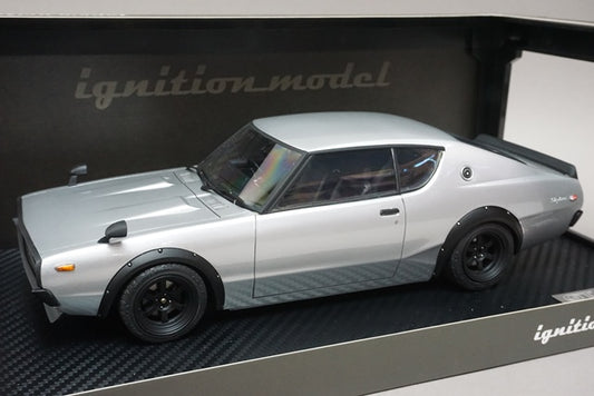 1:18 ignition model IG0039 Nissan Skyline 2000 GT-R (KPGC110) Silver Custom