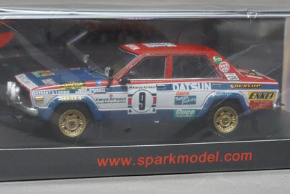 1:43 SPARK S7766 Datsun Violet 160J GT East Africa Safari Winner 1979 #9