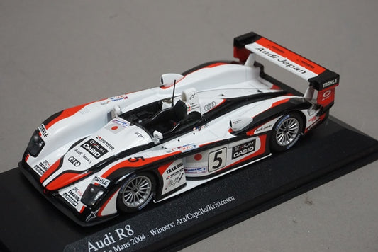 1:43 MINICHAMPS 400041305 Audi R8 24H LM 2004 #5