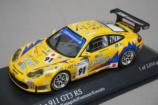 1:43 MINICHAMPS 400066991 Porsche 911 GT3 RS 24H Le Mans 2006 #91