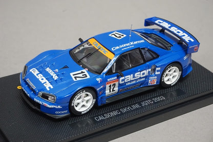 1:43 EBBRO P412 CALSONIC Skyline JGTC 2003 #12