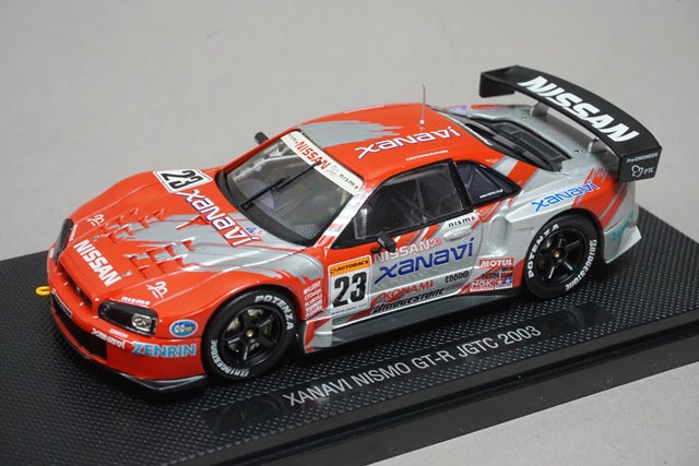 1:43 EBBRO P414 Xanavi NISMO GT-R JGTC 2003 #23