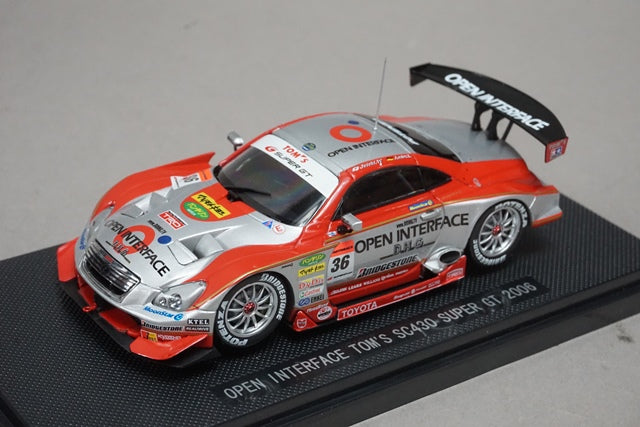 1:43 EBBRO 43804 Lexus Open interface TOM'S SC430 Super GT 2006 #36