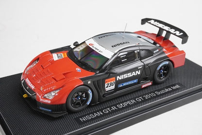 1:43 EBBRO 44316 Nissan GT-R Super GT 2010 SUZUKA Test #230 model car
