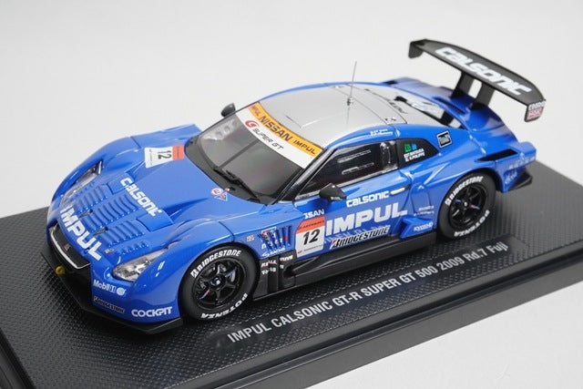 1:43 EBBRO 44233 IMPUL Calsonic GT-R Super GT500 2009 Rd.7 Fuji #12 model car