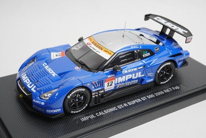 1:43 EBBRO 44233 IMPUL Calsonic GT-R Super GT500 2009 Rd.7 Fuji #12 model car
