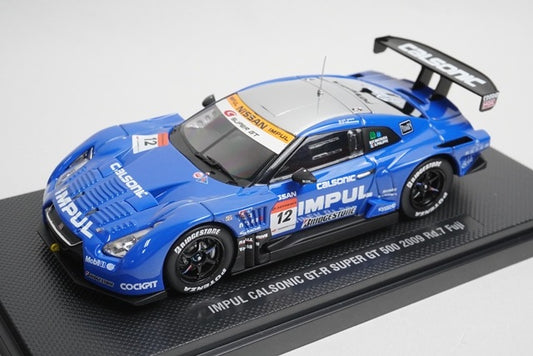 1:43 EBBRO 44233 IMPUL Calsonic GT-R Super GT500 2009 Rd.7 Fuji #12 model car