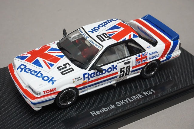 1:43 EBBRO TOMY Tomica Reebok Skyline R31 #50 – Boost Gear - GLOBAL