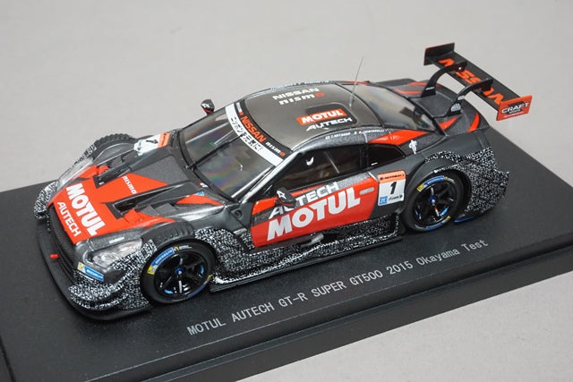 1:43 EBBRO 45275 MOTUL AUTECH GT-R Super GT500 Okayama Test 2015 #1