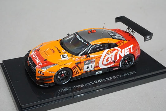 1:43 EBBRO 44987 GTNET Advan Nissan GT-R Super Taikyu #81