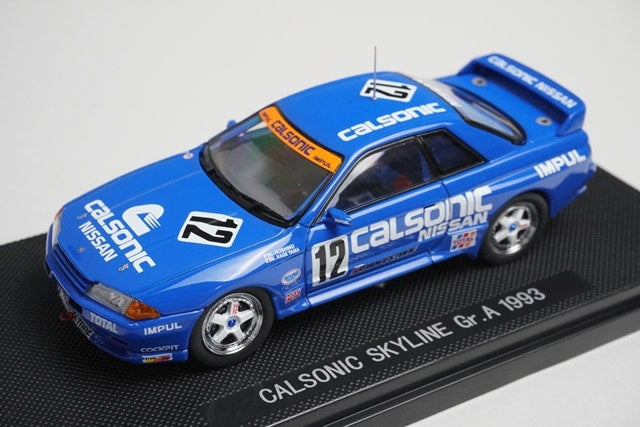 1:43 EBBRO 43766 Calsonic Skyline Gr.A 1993 #12 model car