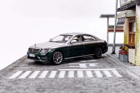 Master 1:64 Mercedes-Benz S class W222 S450 Silver Green