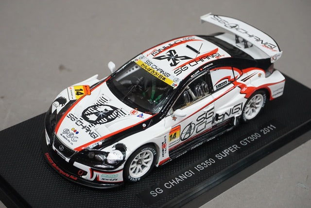 1:43 EBBRO 44558 SG Changi IS350 Super GT300 2011 #14