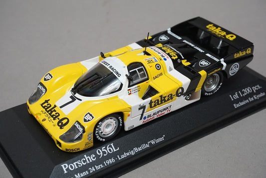 1:43 MINICHAMPS 403866507 Porsche 956L Team Joest LM 24H 1986 #7