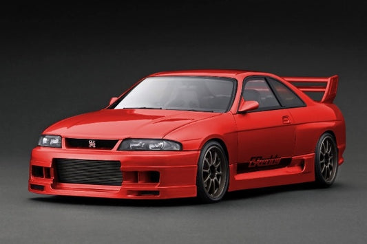 [ Back-order ] ignition model IG3132 1:18 GReddy GT-R (BCNR33) Red Metallic