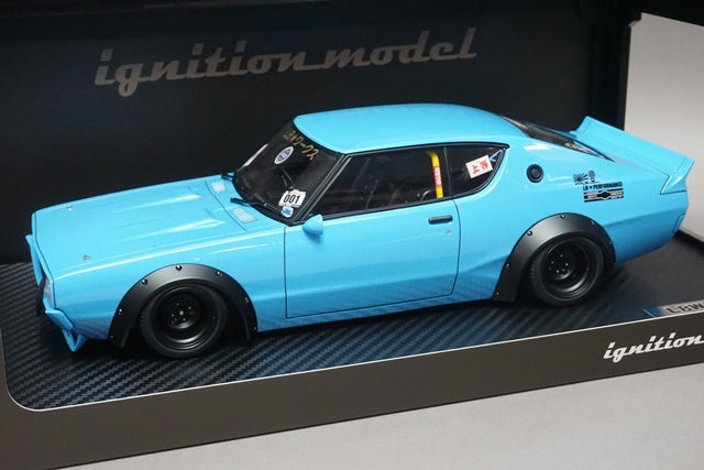 1:18 ignition model IG3219 LB-WORKS Kenmeri 2Dr Light Blue