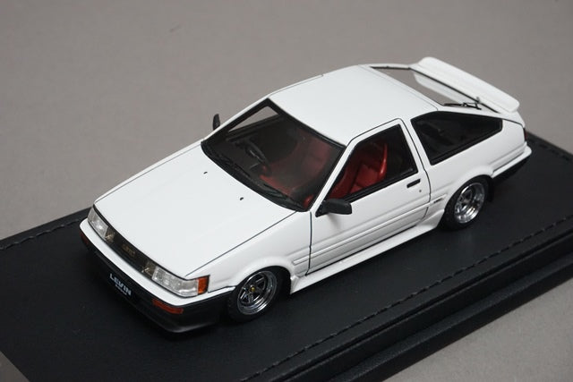 1:43 ignition model IG0472 Toyota Corolla LEVIN (AE86) 3Dr GT APEX White