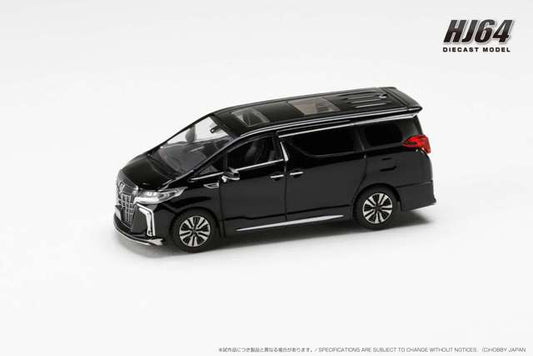 HJ644012ABK Hobby JAPAN 1:64 Toyota Alphard Custom Version w/Sunroof Black